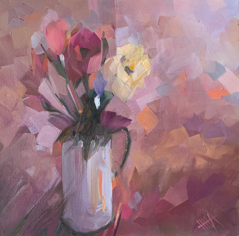 Roses Abstracted - Thea Darlow.